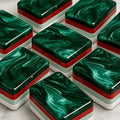 Marble Elegant Mahjong Collector's Set – Tiles, Mat, Racks & Dice