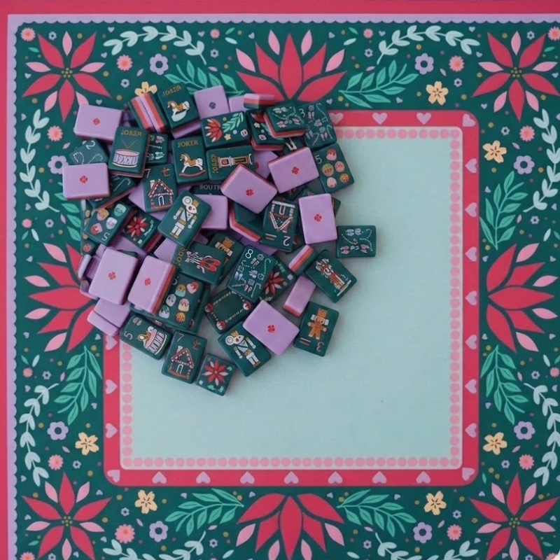 Nutcracker Ballet Mahjong Collector's Set – Tiles, Mat, Racks & Dice