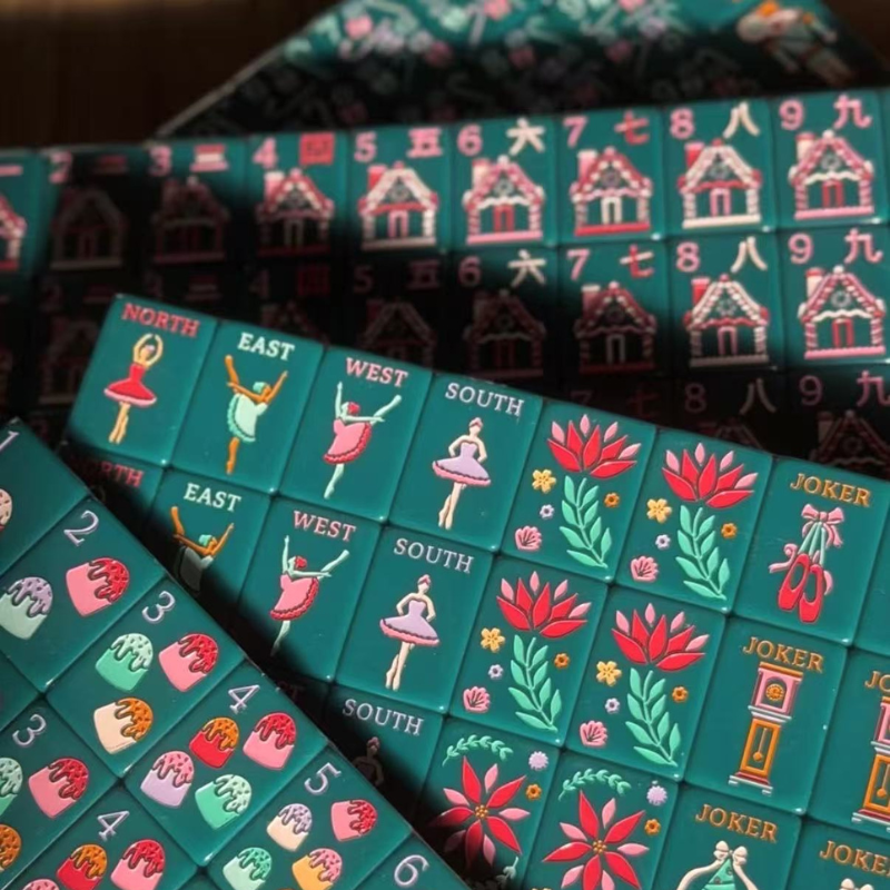 Nutcracker Ballet Mahjong Collector's Set – Tiles, Mat, Racks & Dice